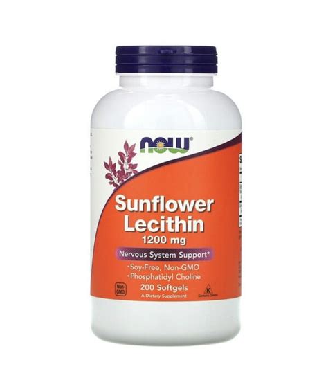 Now Foods Sunflower Lecithin Mg Softgels Health