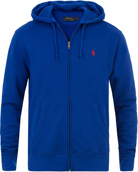 Polo Ralph Lauren Full Zip Hoodie Royal Blue Hos Careofcarlno