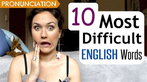 10 Most Difficult English Words To Pronounce UK US Pronunciation