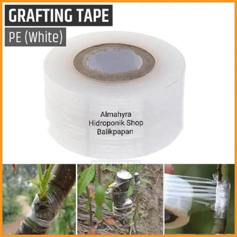 Jual Grafting Tape Plastik Okulasi Sambung Pucuk Enten Cm Putih