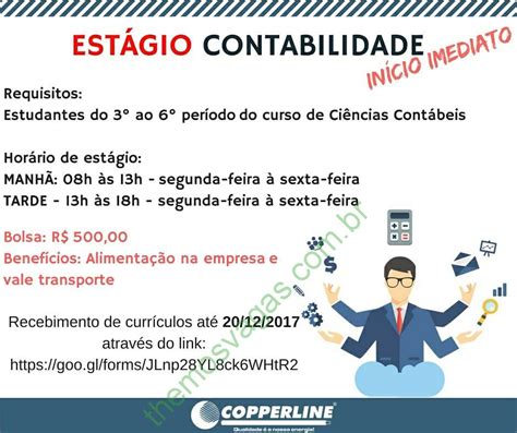 Vaga Para Est Gio De Contabilidade Em Teresina Themos Vagas