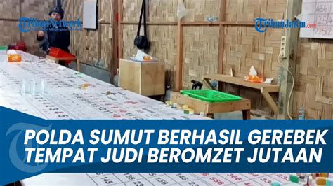 Polisi Gerebek Lokasi Judi Beromzet Ratusan Juta Di Binjai Orang