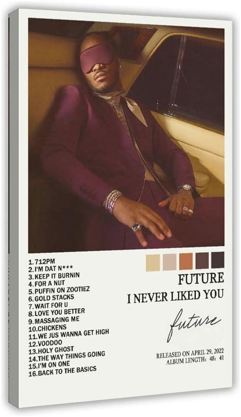 Thumpro Future Album Cover Poster Hndrxx Canvas Poster Bedroom Decor