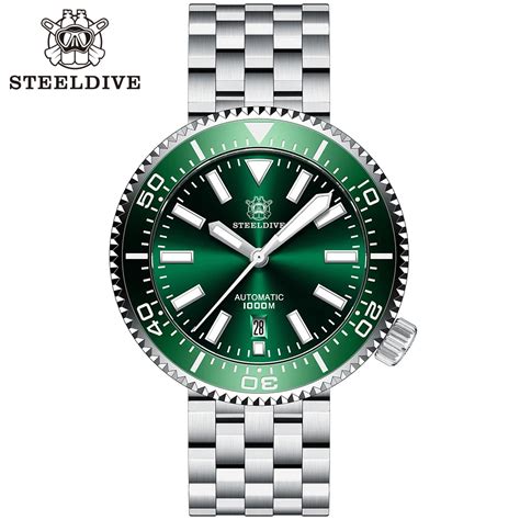 Nueva Llegada Sd Reloj De Buceo De Acero Inoxidable Nh A Para