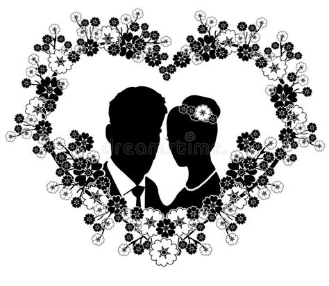 Couple In A Heart 2 Stock Image Illustration Of Poster 352920295
