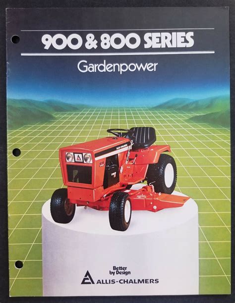 Allis Chalmers Garden Tractor Models Fasci Garden