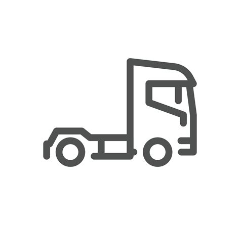 Truck Logistics Related Icon Outline And Linear Vector 25419372 Vector