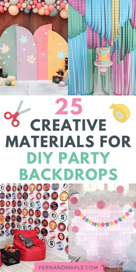 10 Diy Party Backdrops Love The Day Atelier Yuwa Ciao Jp