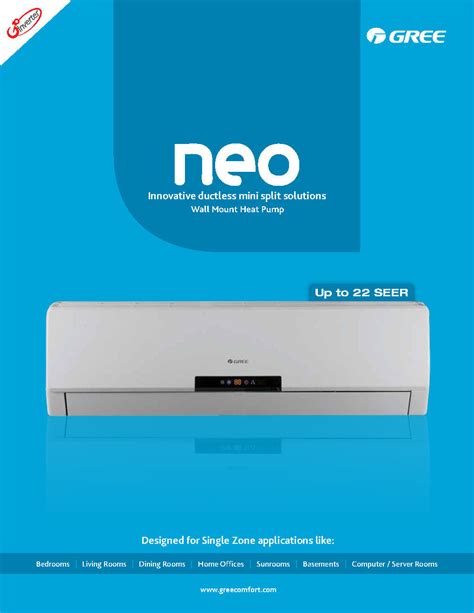 Gree Neo Air Filters 9 000 Btu Genuine Air Filters