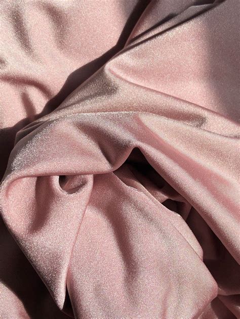 Shiny Finish Milliskin Nylon Spandex Fabric Dusty Rose Way Stretch