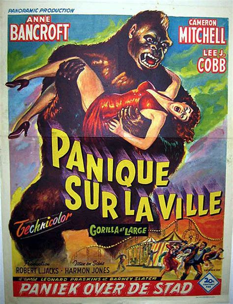 Gorilla At Large 1954 Foreign Movies Sci Fi Movies 50s Teenage