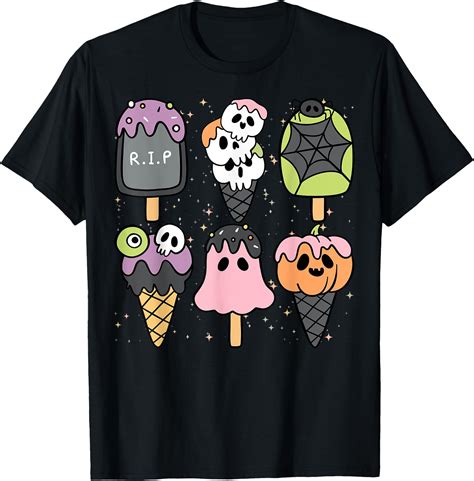Hot Trending Kiraa Tee With Horror Movie Summer Popsicle Ice Cream Summer Ween Unisex S Xl T
