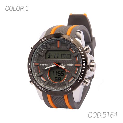 Ripley Reloj Acuatico Hombre B Boselli Goma Tama O Talla Nica