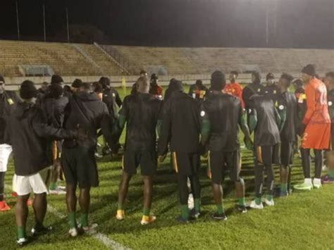 CHAN 2023 première séance d entrainement des Lions Indomptables A à Tunis