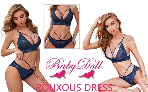 Buy Rouxous Women S Bra Panty Bikni Lingerie Set For Newly Married