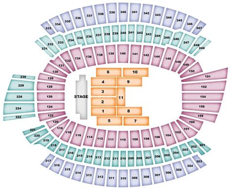 Paul Brown Stadium Parking Map