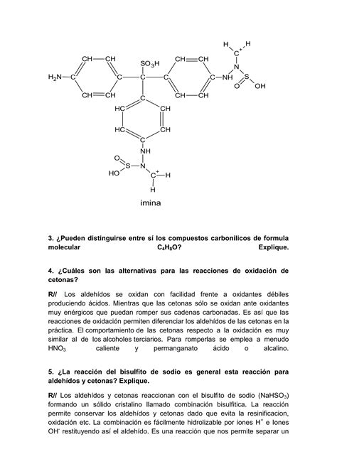 Practica Reconocimiento De Aldeh Dos Y Cetonas Pdf