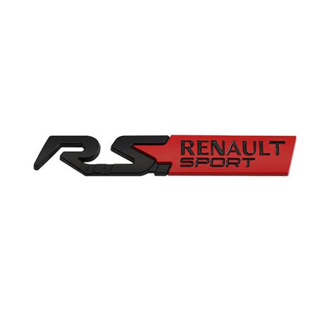 Suitable For Renault Rs Logo Stickers Gt Car Logo Small Steel Cannons