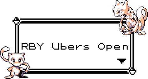 Tournaments - RBY Ubers Open III (won by Enigami) | Smogon Forums