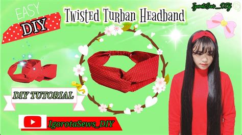 Diy Turban Headbandㅣtwisted Youtube