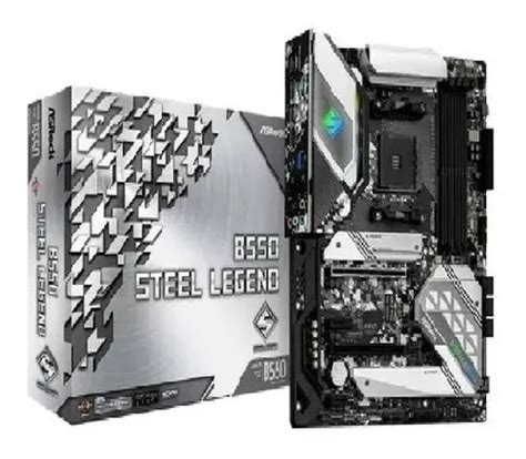 Tarjeta Madre Asrock Amd B550 Steel Legend Am4 Ddr4 Rgb Mercadolibre