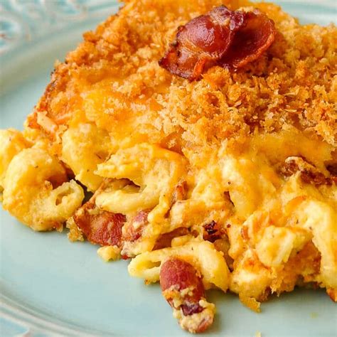 Bacon Macaroni and Cheese. An ultimate comfort food recipe! - Rock Recipes