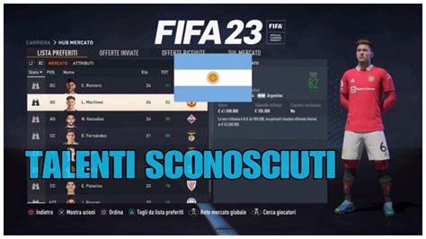 TOP 10 TALENTI ARGENTINI SCONOSCIUTI PER LA CARRIERA ALLENATORE FIFA 23