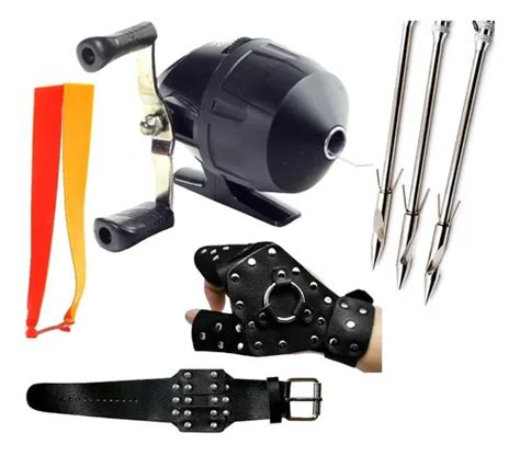 Kit Pesca Atiradeira Estilingue Spincast 3 Carretilha Luva Frete grátis