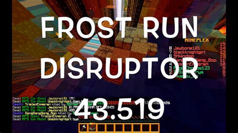 Minecraft Dragon Escape Frost Run Disruptor 43 519 Speedrun YouTube