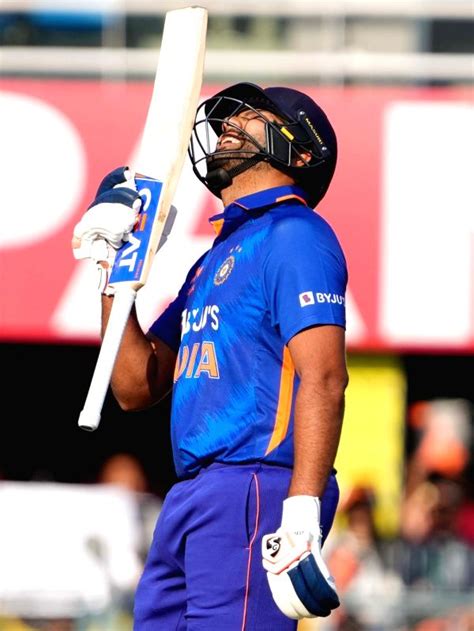 Guwahati Indian Captain Rohit Sharma Celebrates His Half Century