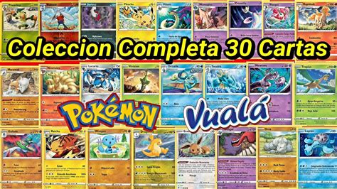 Coleccion Completa 30 Cartas Pokémon Vuala Sorpresa YouTube