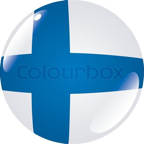 Knappen Finland Stock Vektor Colourbox