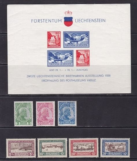 Liechtenstein 1912 1936 Set Series Block Catawiki