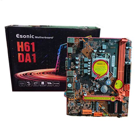 Esonic H Da Nvme M Motherboard With Hdmi Vga Port Nd Rd