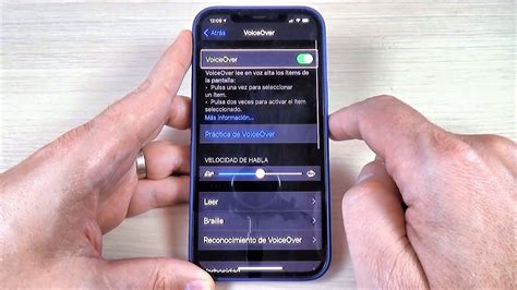 Qué es el VoiceOver en iPhone Haras Dadinco