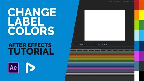 After Effects Tutorial Change Label Colors Youtube