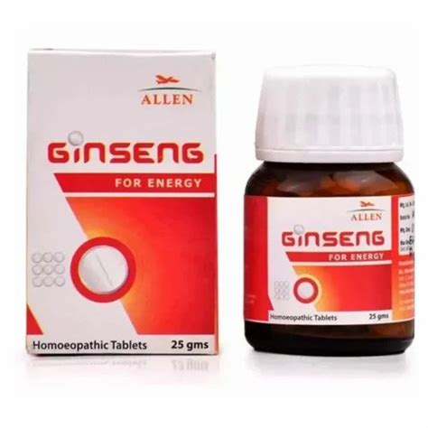 25g Allen Ginseng Homeopathic Medicine At Rs 2000bottle In Navi Mumbai
