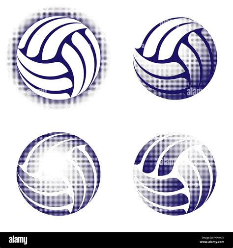 Volleyball Abstract Stock Vector Images Alamy