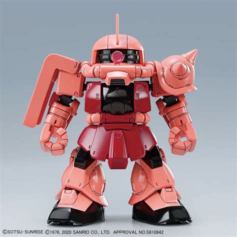 Bandai Sd Gundam Sdcs Ms 06s Chars Zaku Ii X Hello Kitty Argama