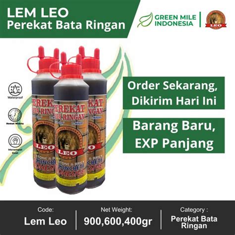 Jual Lem LEO Bata Ringan 400 G Adhesive Perekat Bata Ringan Putih