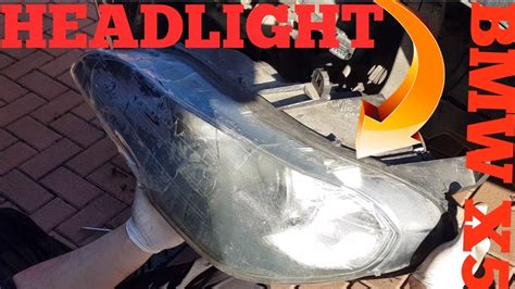 How To Remove Bmw X E Headlight Youtube