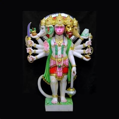 Marble Panchmukhi Hanuman Statue For Worship Temple At Rs In Jaipur