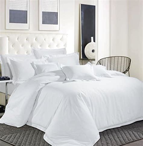 Sapphire Collection Egyptian Cotton Tc Hotel White Bedding Set