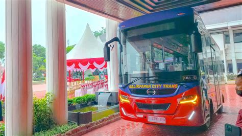 Belasan Unit Bus Balikpapan City Trans Diluncurkan Gratis Untuk Warga