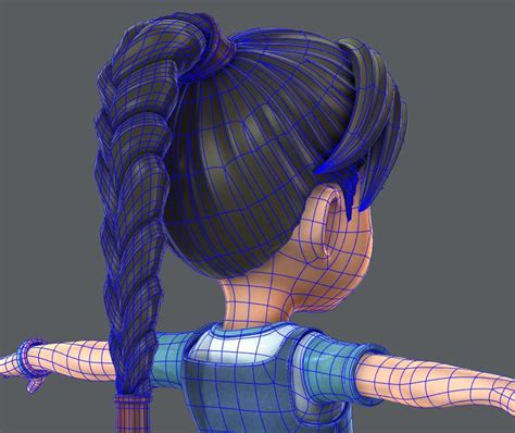 Mädchen 3D Modell V001 3D Modell 45 fbx ma obj unknown 3ds dae