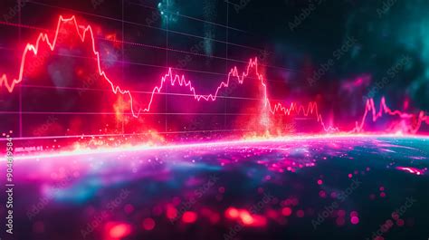 Stock Market Background With Integrated Data Processing And Diagrams