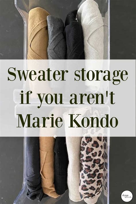 How To Store Sweaters For Relatively Organized People Not Magazine
