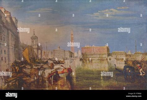 'Venice-Canaletti Painting', c1833, (1925). Creator: JMW Turner Stock ...