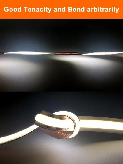 Cob High Brightness No Dots Chip Flexible Cob Led Strip Light