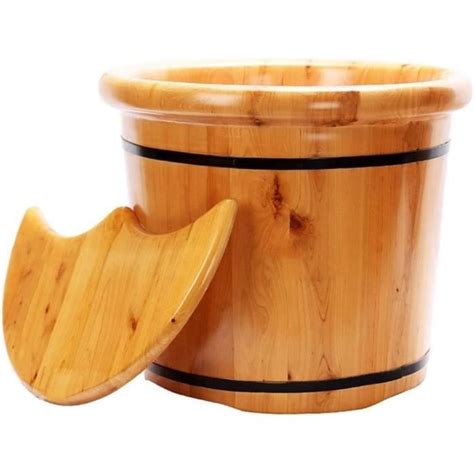 Bain De Pieds Seau Baignoire Pied Bassin Seau Menage Seau En Bois